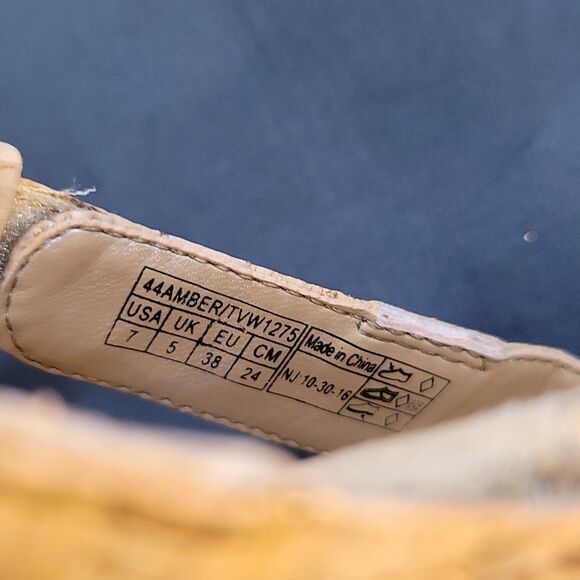 VIONIC AMBER GOLD CORK SYNTHETIC WOMEN"S SANDAL - Picture 14 of 14